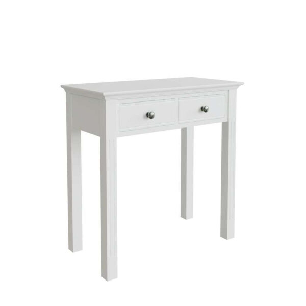 Belton Wooden Dressing Table With 2 Drawers In White