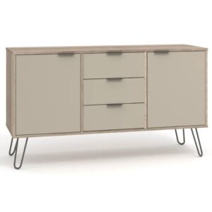 Avoch Wooden Sideboard With 2 Doors 3 Drawers In Light Oak