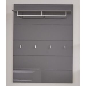 Amanda Coat Rack In Grey High Gloss