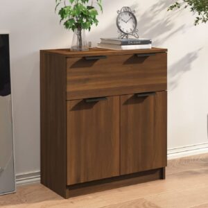 Aylesbury Wooden Sideboard With 2 Doors 1 Drawer In Dark Brown