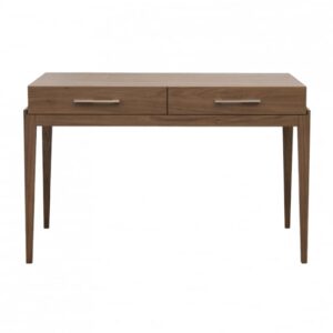 Cais Wooden Dressing Table With 2 Drawers In Walnut